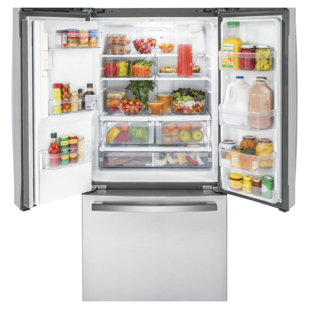 GE GE® ENERGY STAR® 20.6 Cu. Ft. Fingerprint Resistant Counter-Depth French-Door Re