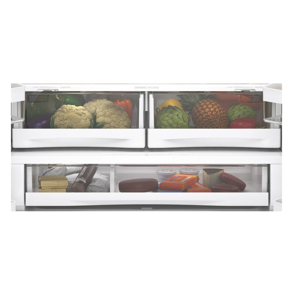 GE GE ENERGY STAR 22.1 Cu. Ft. Counter-Depth Fingerprint Resistant French-Door Refr