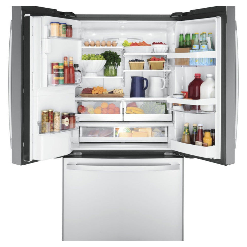 GE GE ENERGY STAR 22.1 Cu. Ft. Counter-Depth Fingerprint Resistant French-Door Refr