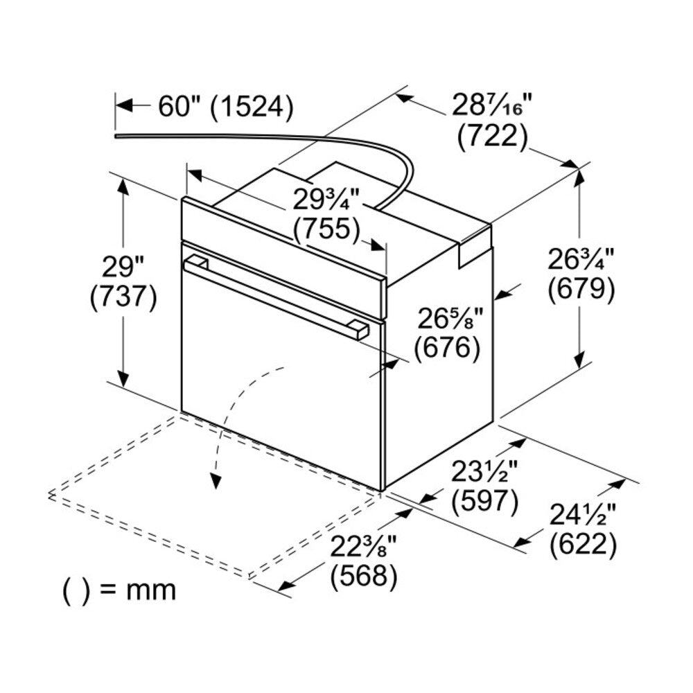 Bosch 500 Series, Built-in oven, 30'', Stainless steel