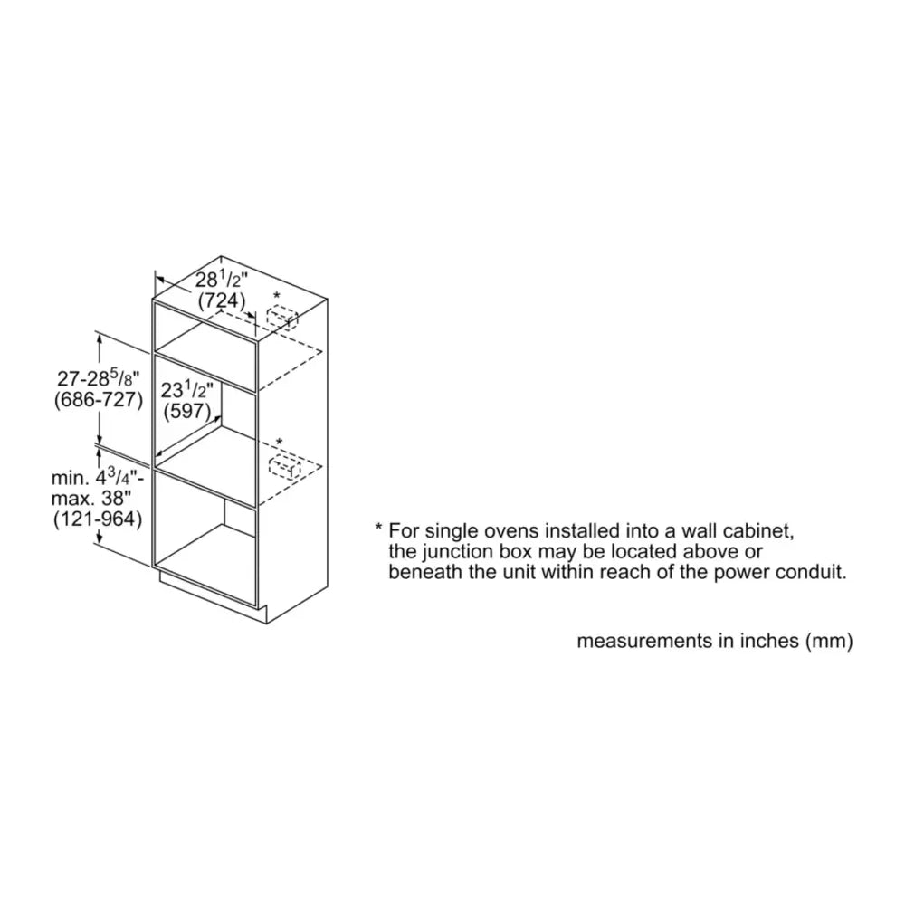 Bosch 800 Series, Built-in oven, 30'', Black stainless steel