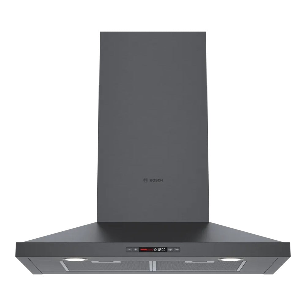 Bosch 800 Series, wall-mounted cooker hood, 30'', Black stainless steel
