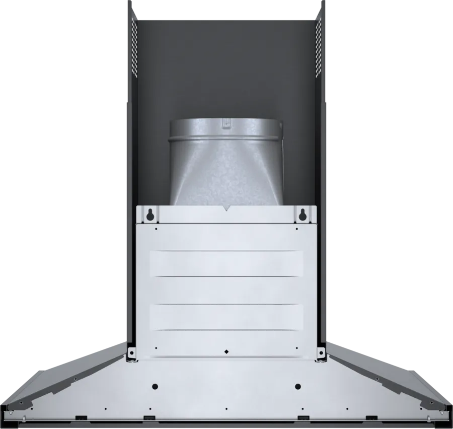 Bosch 800 Series, wall-mounted cooker hood, 30'', Black stainless steel