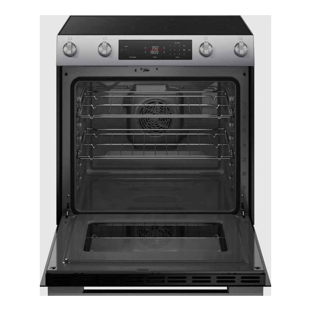 Bosch 100 Series, Freestanding electric cooker, 30'', Stainless steel