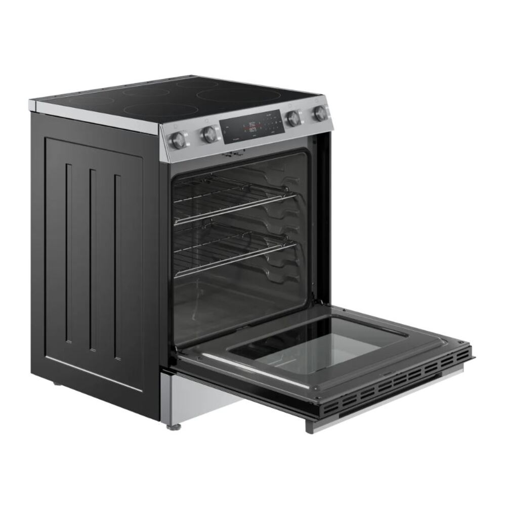 Bosch 100 Series, Freestanding electric cooker, 30'', Stainless steel
