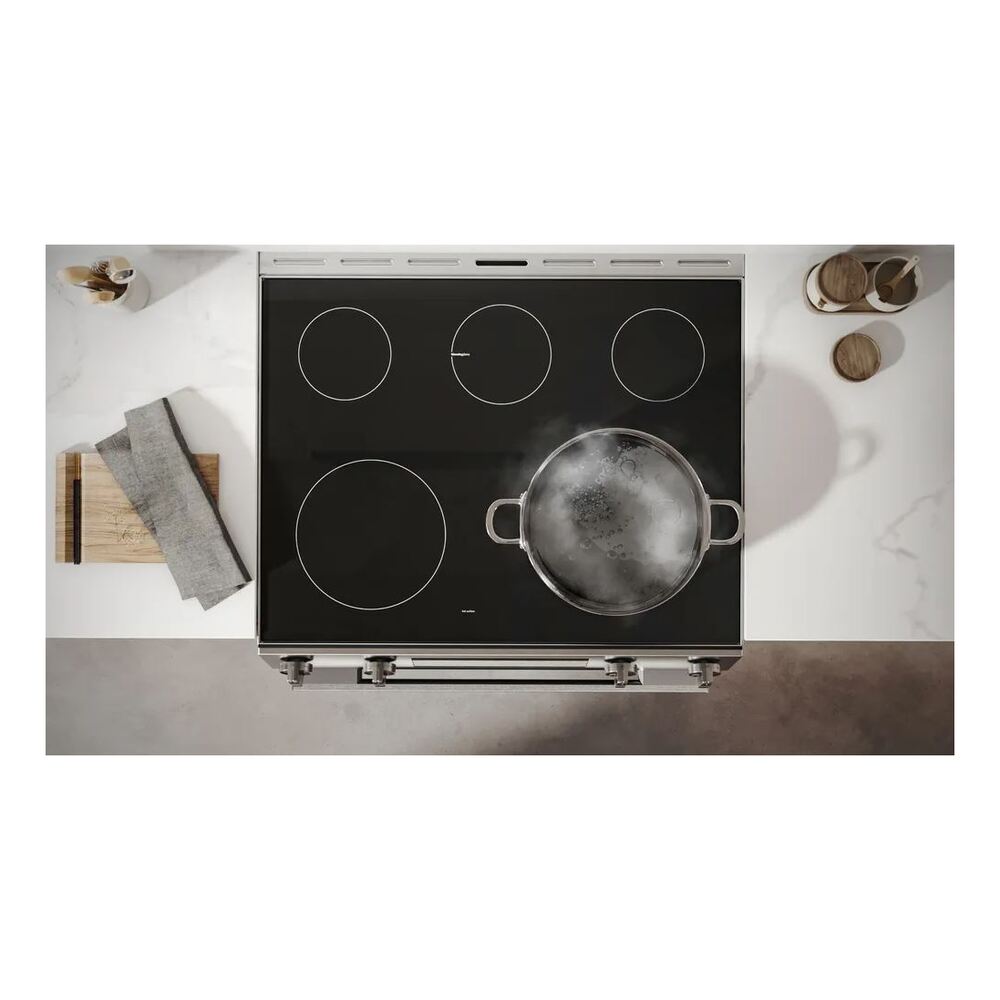 Bosch 100 Series, Freestanding electric cooker, 30'', Stainless steel