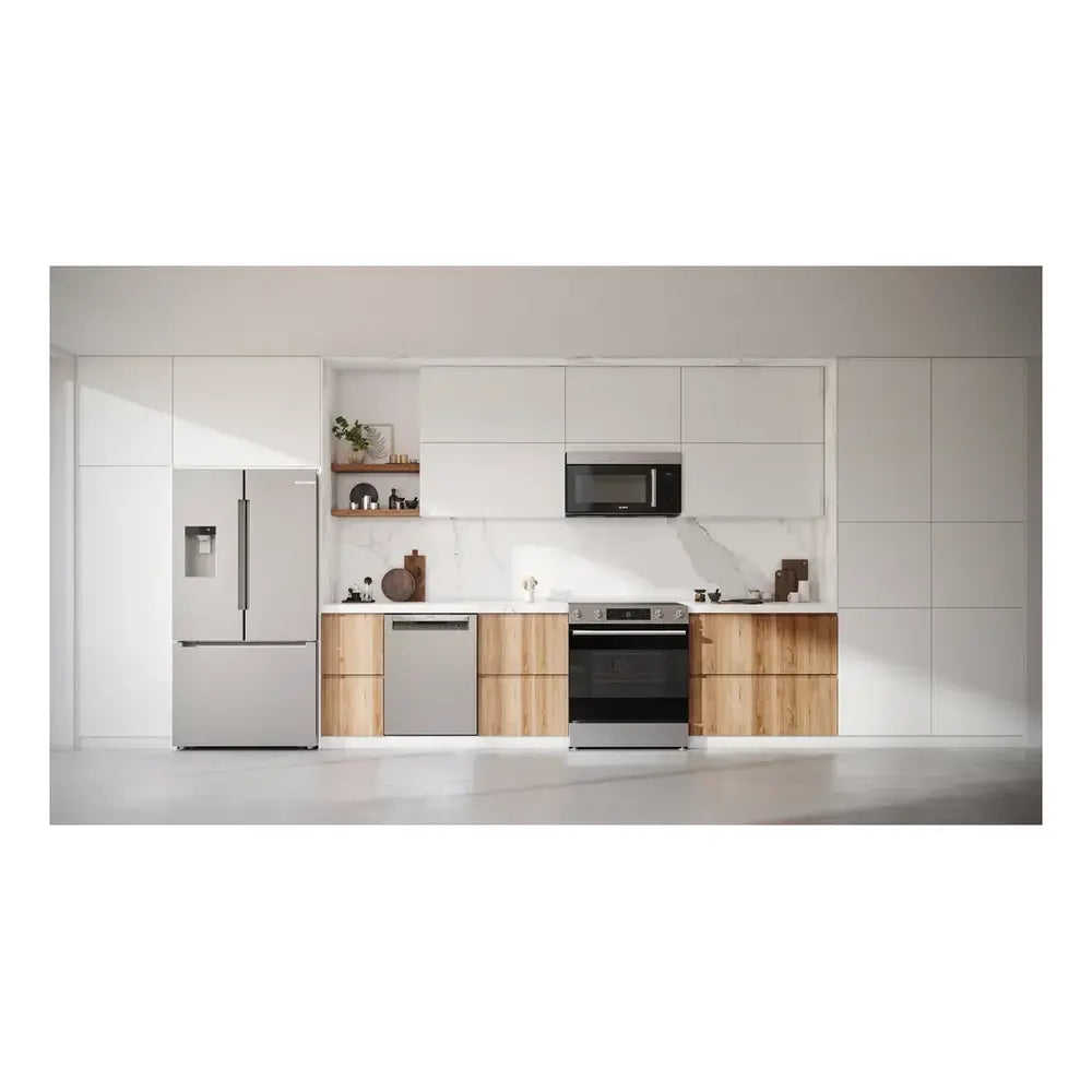 Bosch 100 Series, Freestanding electric cooker, 30'', Stainless steel