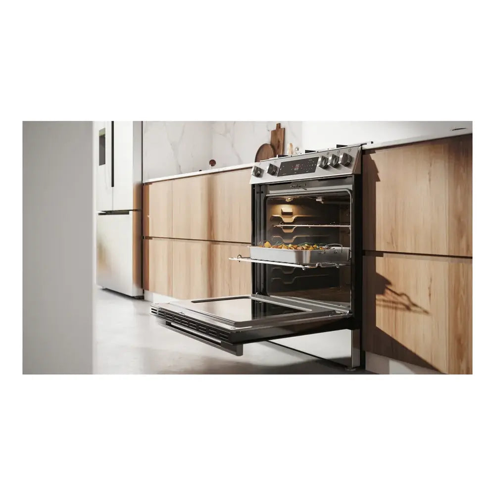 Bosch 100 Series, Freestanding gas cooker, Stainless steel