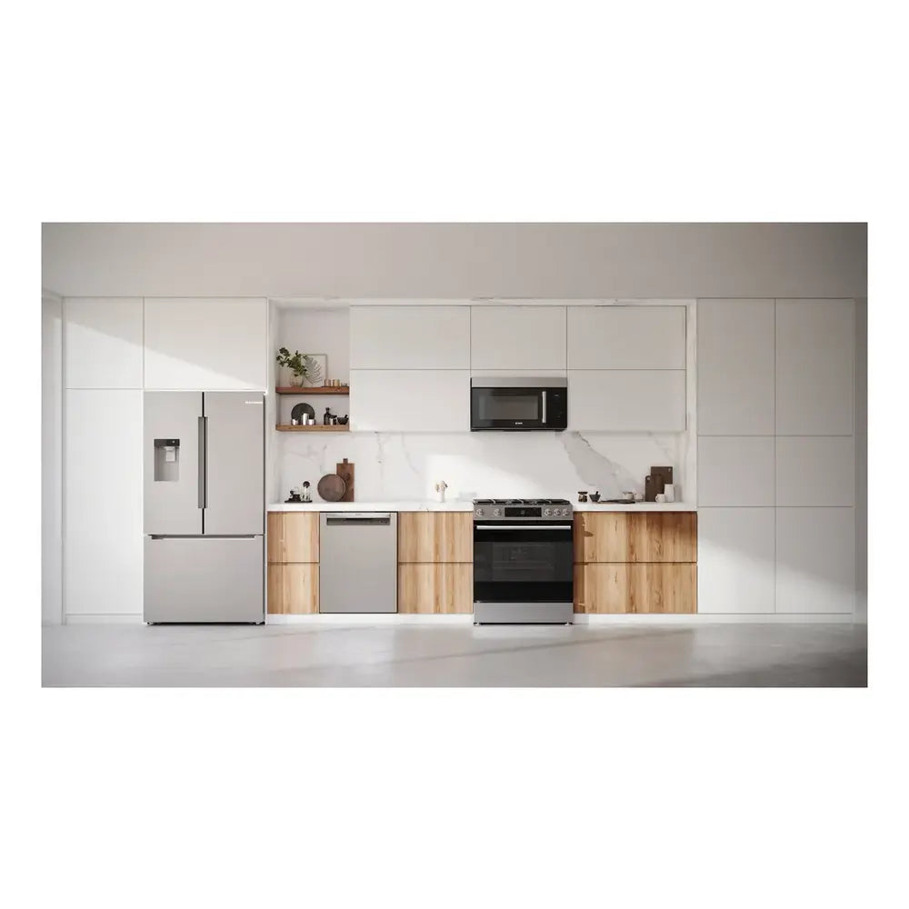 Bosch 100 Series, Freestanding gas cooker, Stainless steel