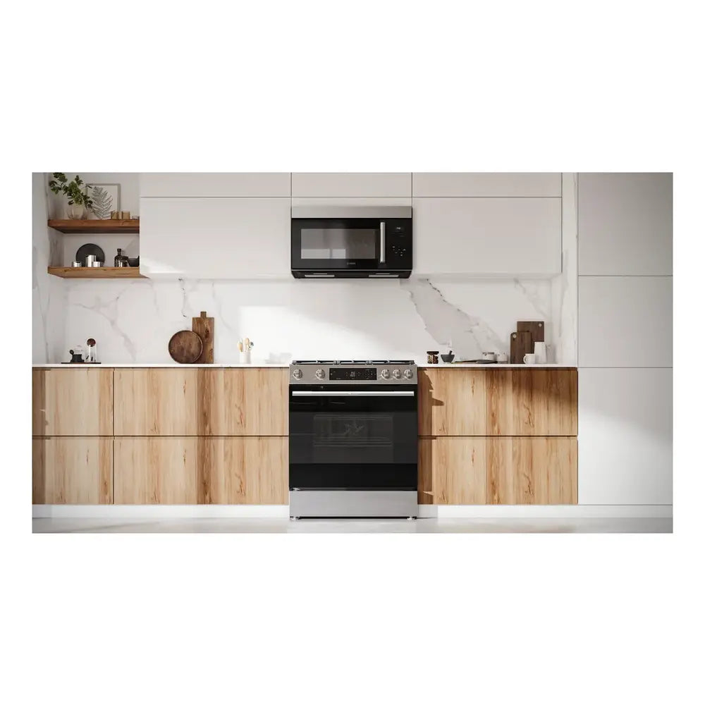 Bosch 100 Series, Freestanding gas cooker, Stainless steel