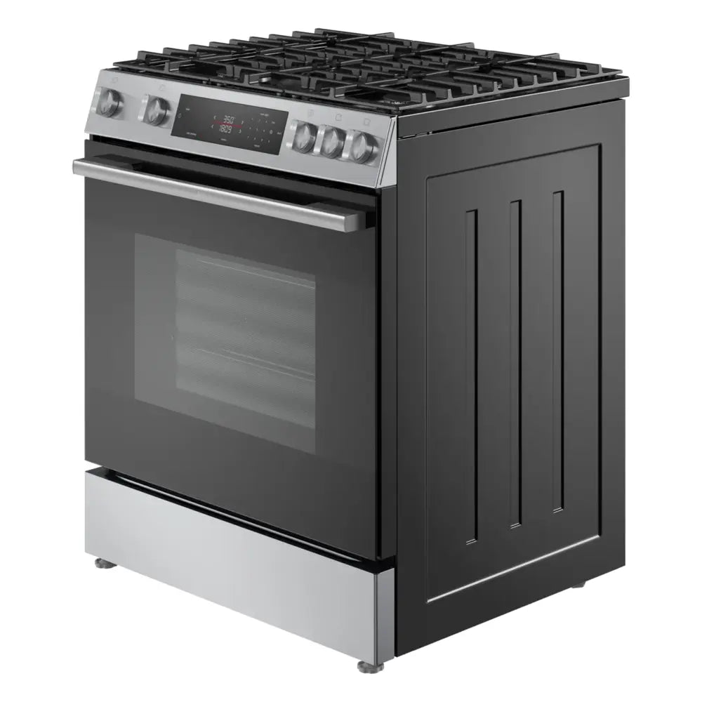 Bosch 100 Series, Freestanding gas cooker, Stainless steel