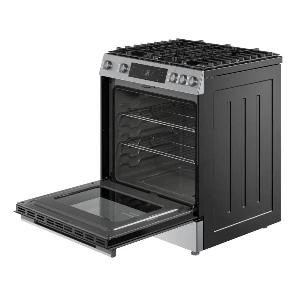 Bosch 100 Series, Freestanding gas cooker, Stainless steel