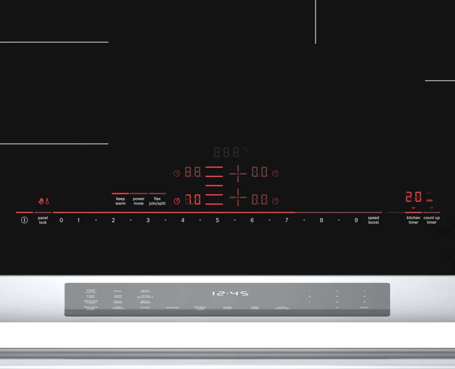 Bob Martin Benchmark®, Induction slide-in range, 30'', Stainless steel