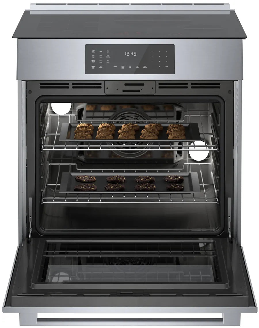 Bob Martin Benchmark®, Induction slide-in range, 30'', Stainless steel