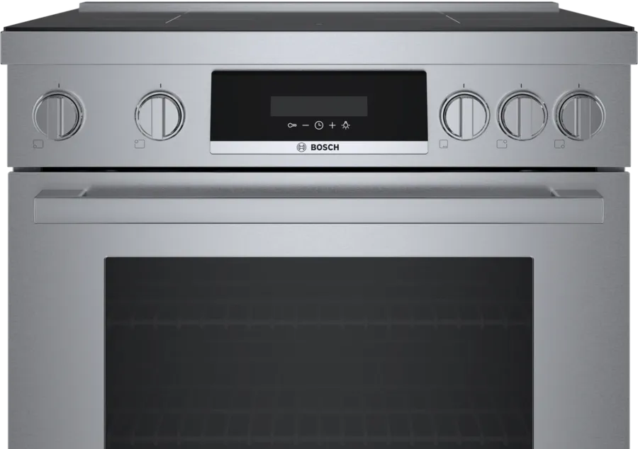 Bosch 800 Series, Induction freestanding range cooker, Stainless steel
