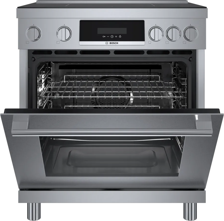 Bosch 800 Series, Induction freestanding range cooker, Stainless steel