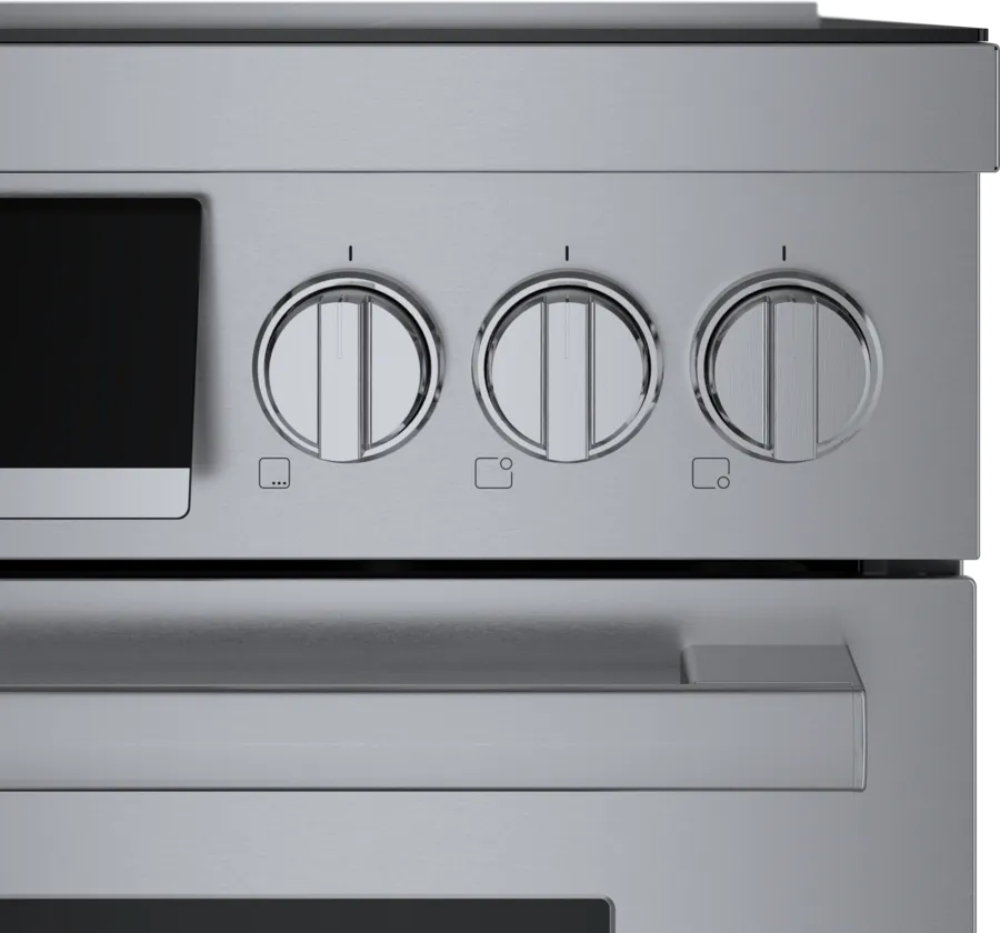 Bosch 800 Series, Induction freestanding range cooker, Stainless steel