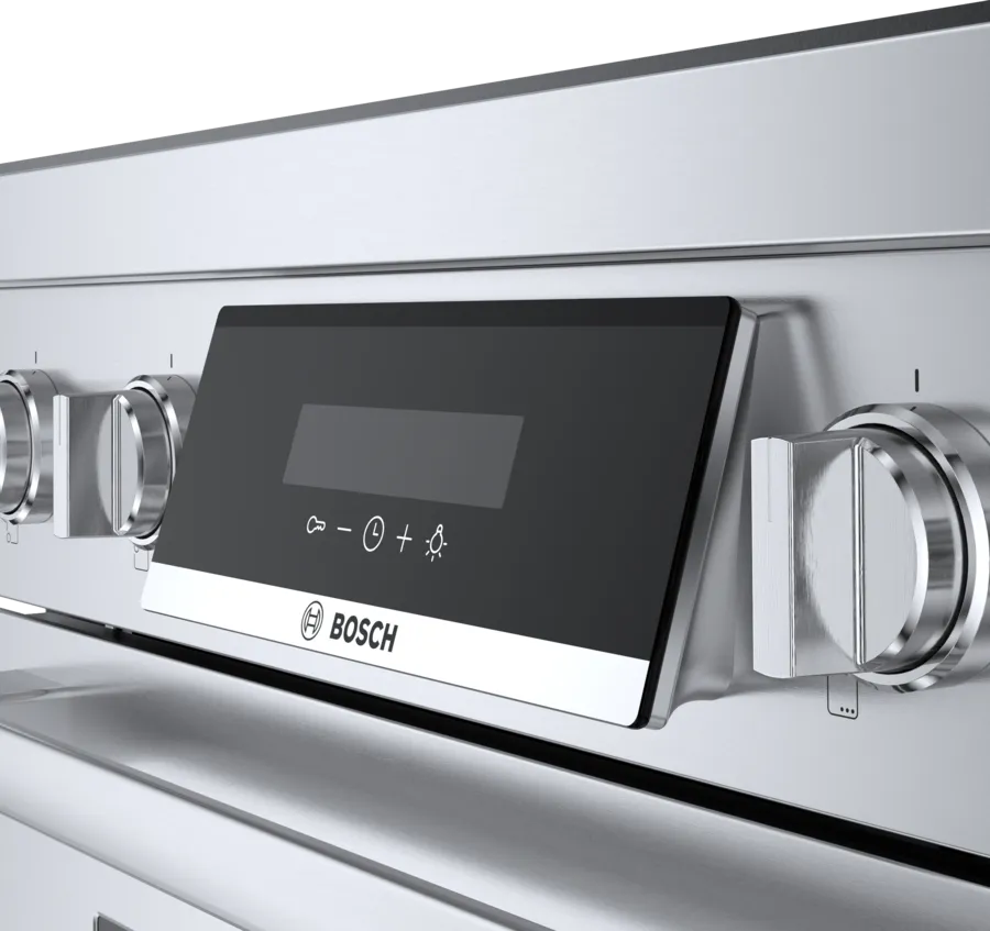 Bosch 800 Series, Induction freestanding range cooker, Stainless steel