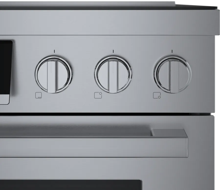 Bosch 800 Series, Induction freestanding range cooker, 36'', Stainless steel