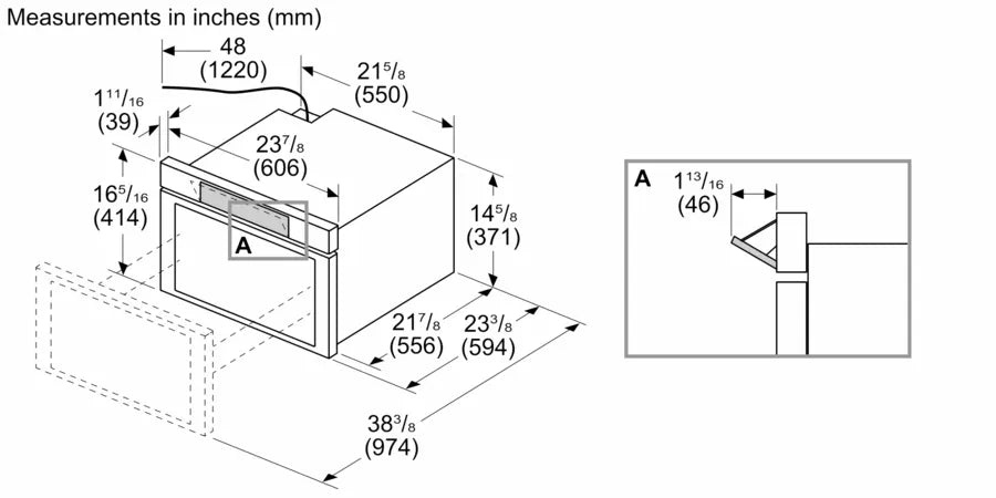 Bosch 800 Series, Drawer Microwave, 24'', Stainless steel