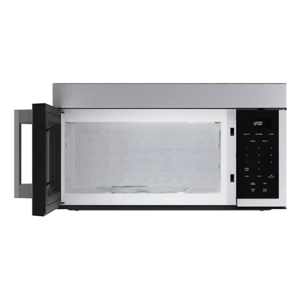 Bosch 300 Series, Over-The-Range Microwave, 30'', Door Hinge: left, Stainless steel