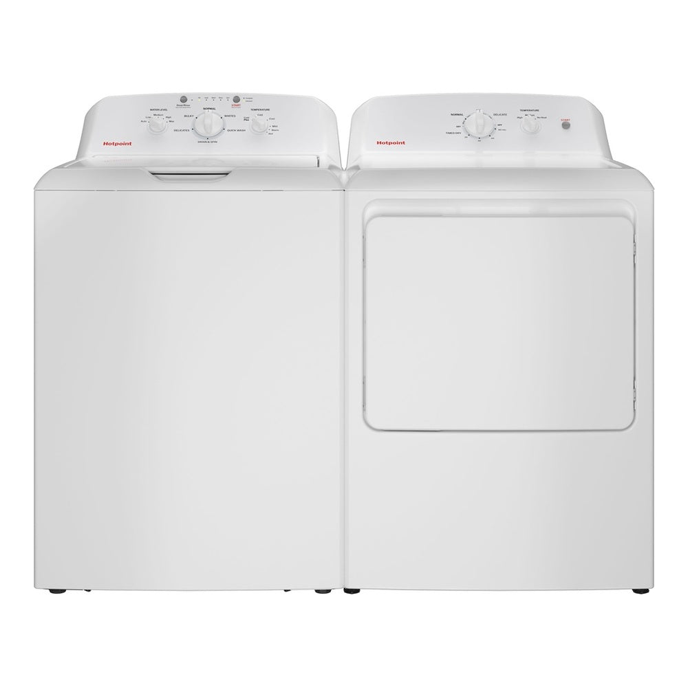 Hotpoint Hotpoint® 6.2 cu. ft. Capacity Gas Dryer with Up To 120 ft. Venting and Shallow 