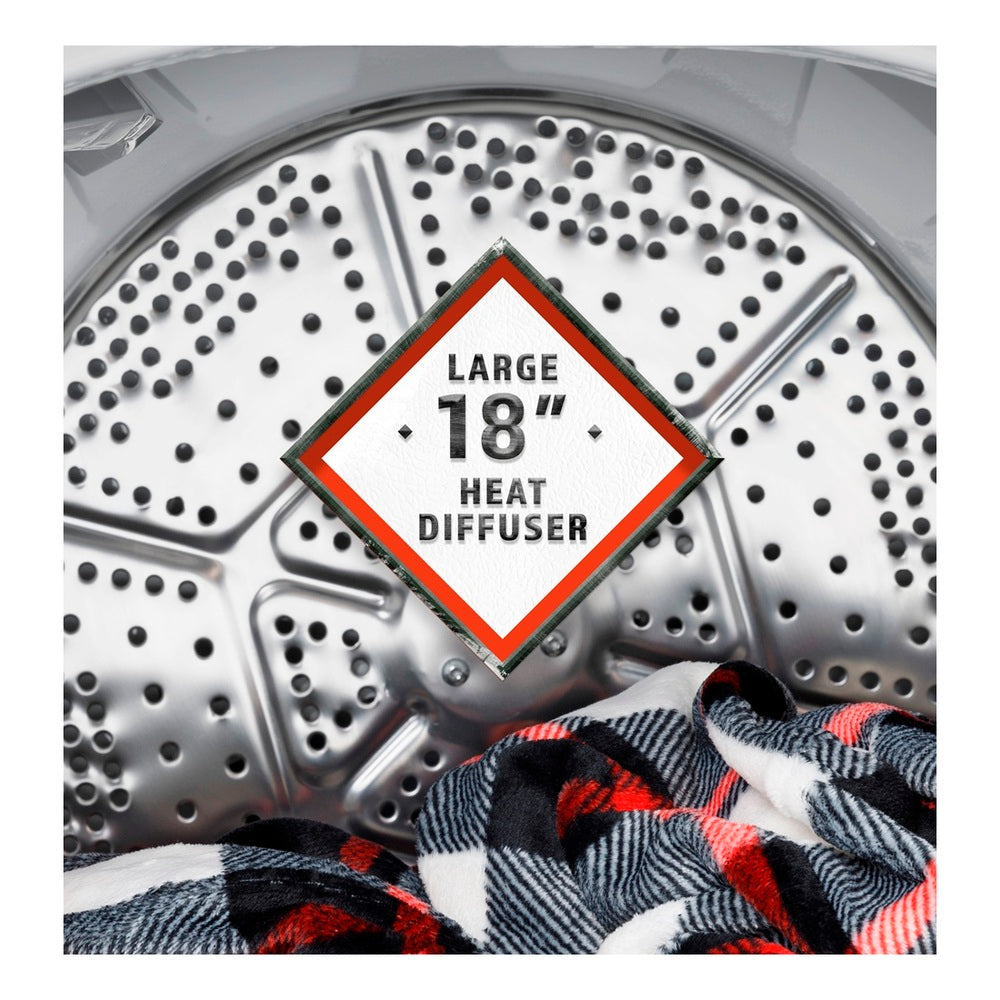 Hotpoint Hotpoint® 6.2 cu. ft. Capacity Gas Dryer with Up To 120 ft. Venting and Shallow 