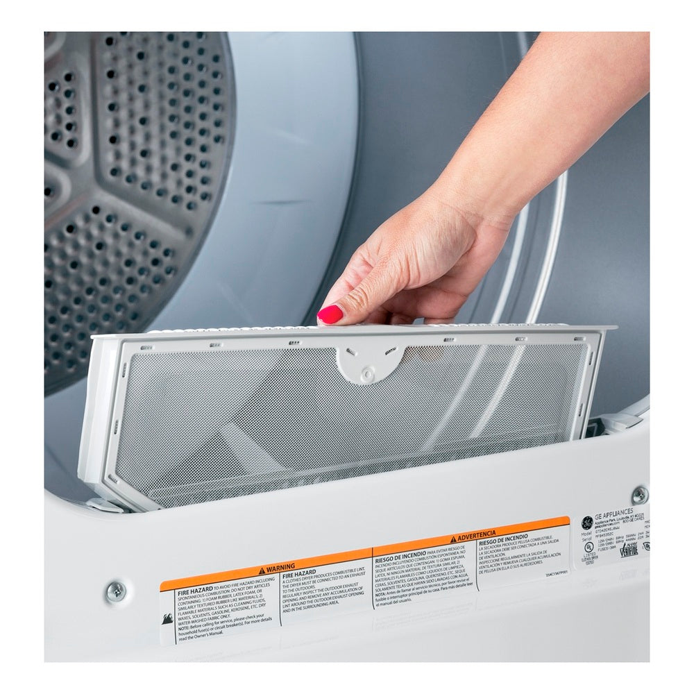 Hotpoint Hotpoint® 6.2 cu. ft. Capacity Gas Dryer with Up To 120 ft. Venting and Shallow 