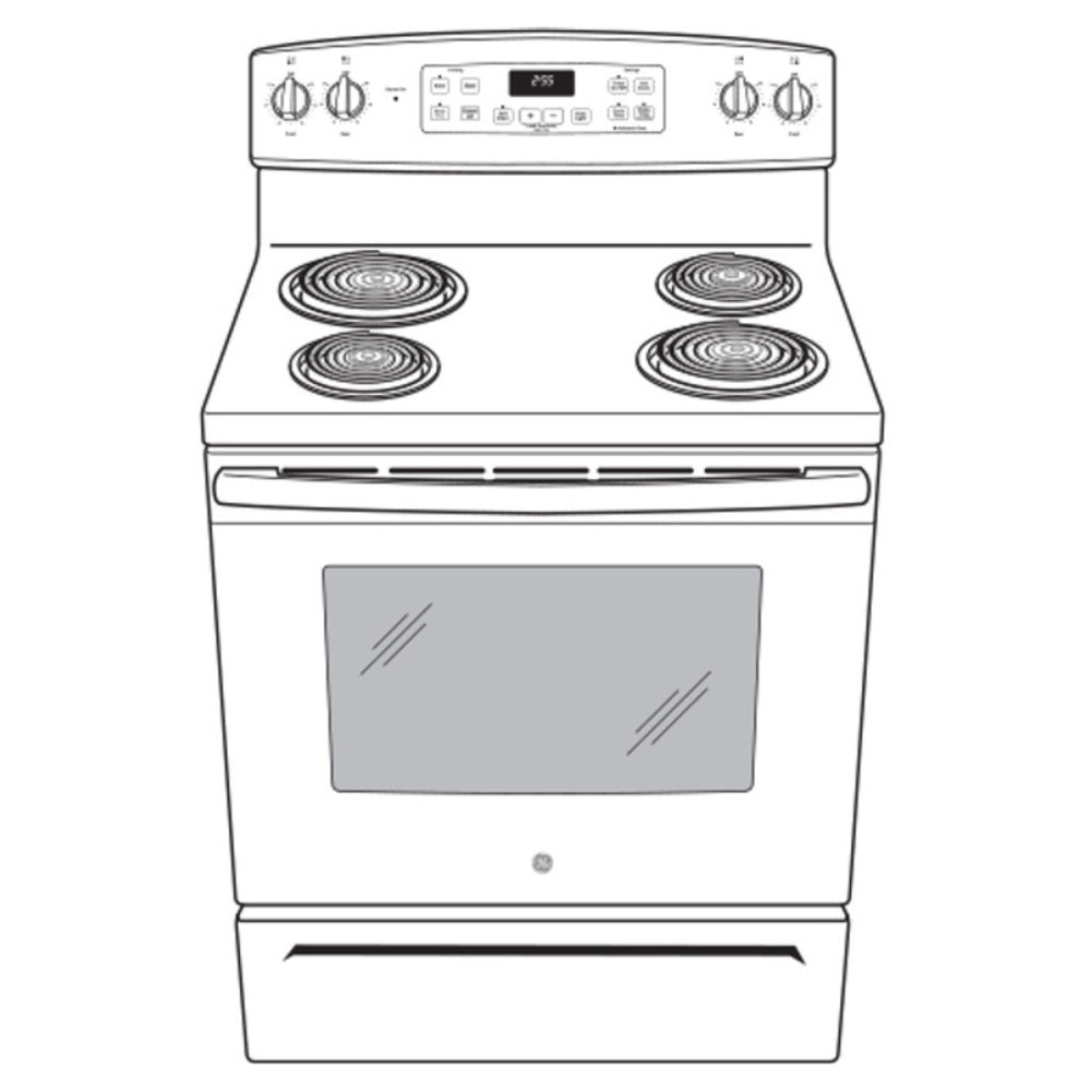 GE GE® ENERGY STAR® 30" Free-Standing Self-Clean Electric Range