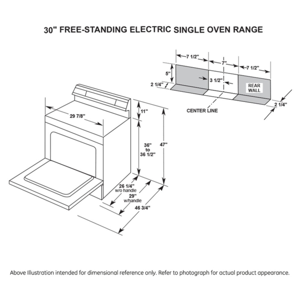 GE GE® ENERGY STAR® 30" Free-Standing Self-Clean Electric Range