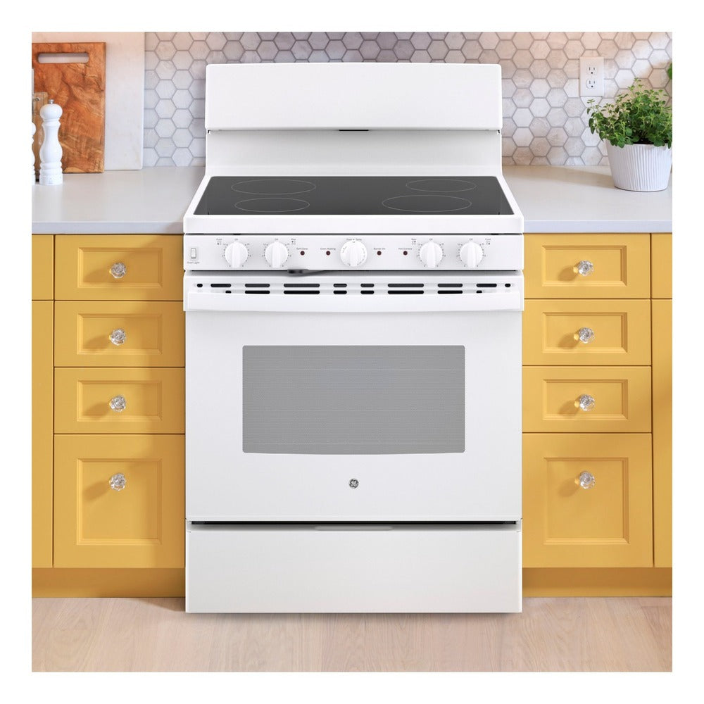 GE GE® ENERGY STAR® 30" Free-Standing Electric Radiant Smooth Cooktop Range