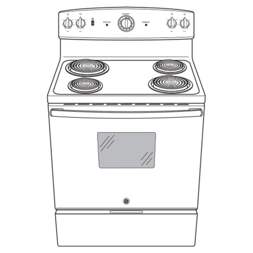 GE GE® ENERGY STAR® 30" Free-Standing Electric Range