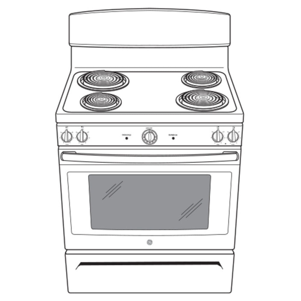 GE GE® ENERGY STAR® 30" Free-Standing Electric Range