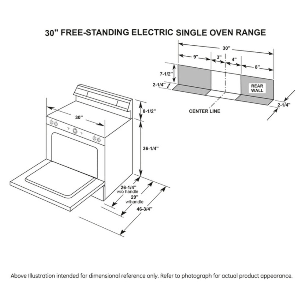 GE GE® ENERGY STAR® 30" Free-Standing Electric Range
