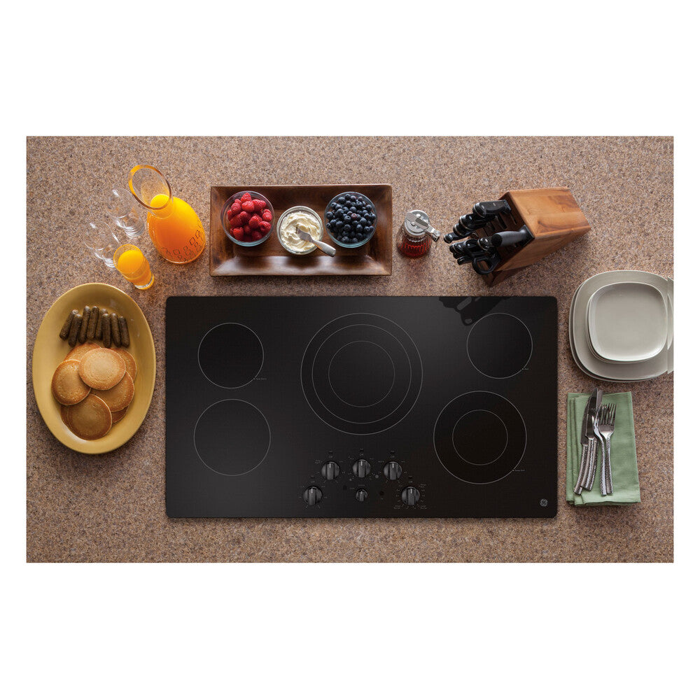GE GE® 36" Built-In Knob Control Electric Cooktop