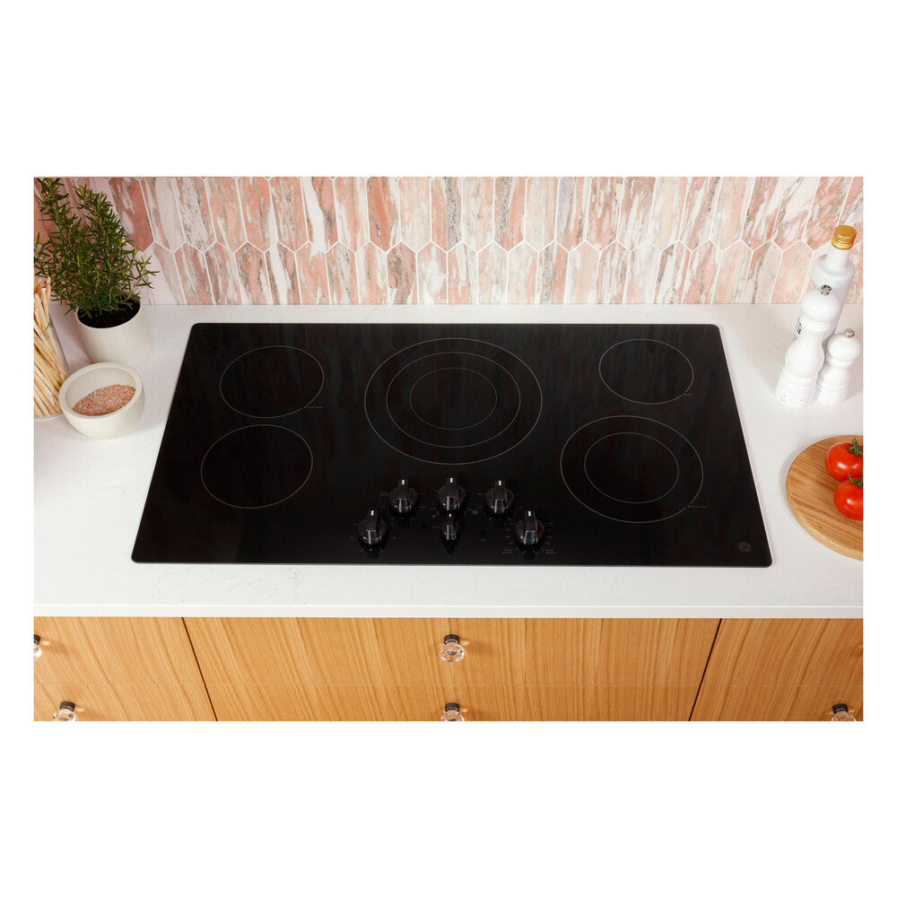 GE GE® 36" Built-In Knob Control Electric Cooktop