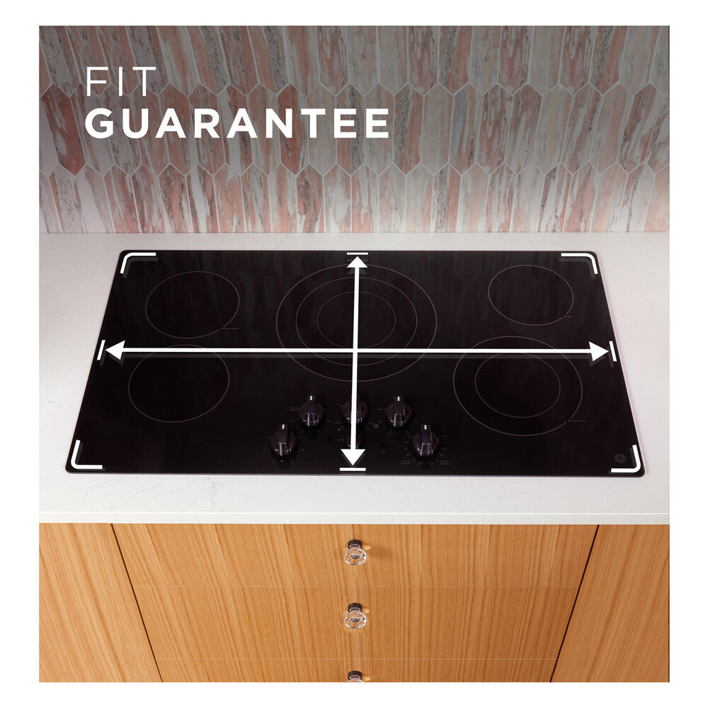 GE GE® 36" Built-In Knob Control Electric Cooktop