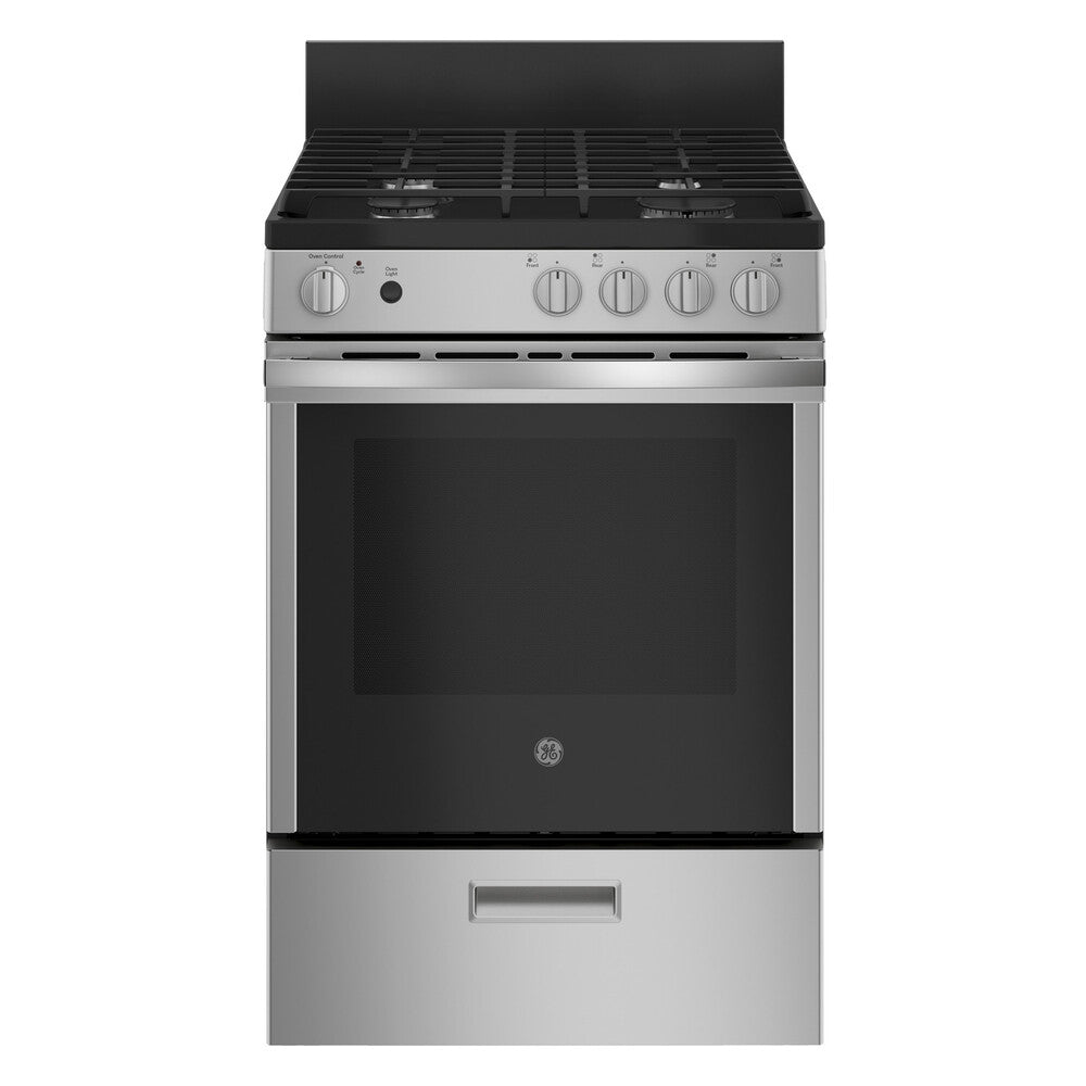 GE GE® 24" Steam Clean Free-Standing/Slide-in Gas Range