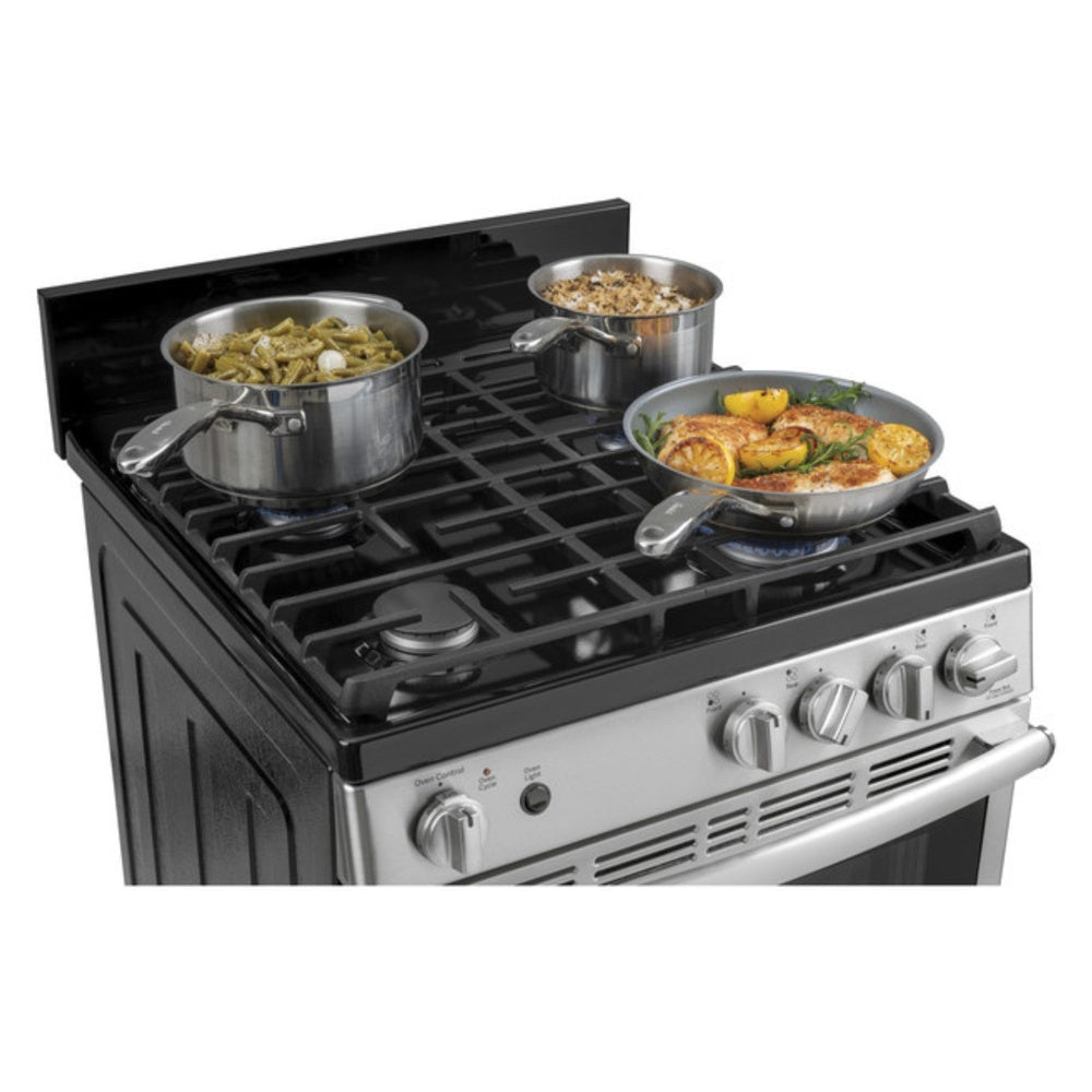 GE GE® 24" Steam Clean Free-Standing/Slide-in Gas Range