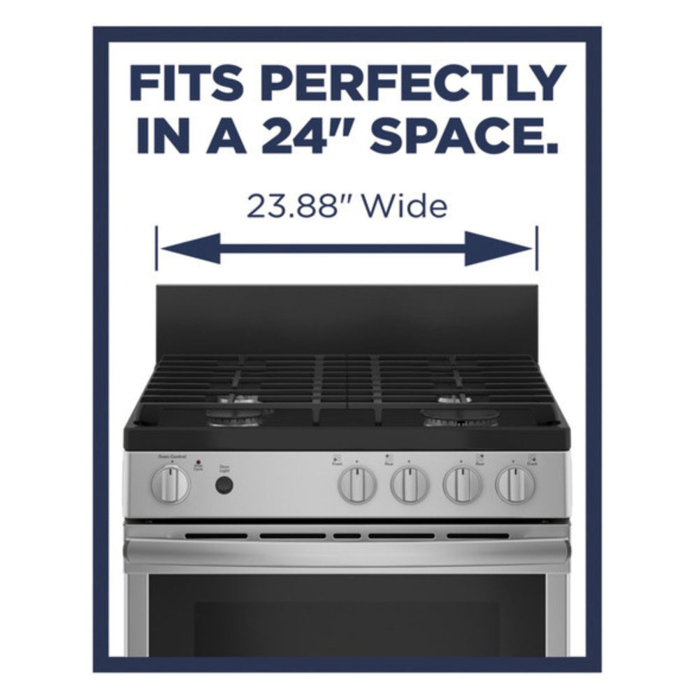 GE GE® 24" Steam Clean Free-Standing/Slide-in Gas Range