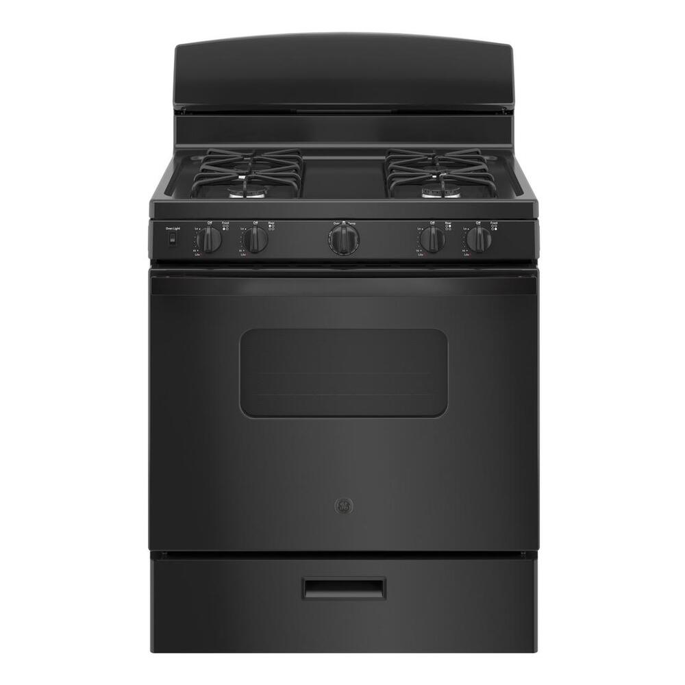 GE GE® 30" Free-Standing Front Control Gas Range