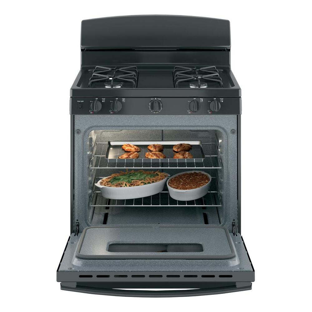 GE GE® 30" Free-Standing Front Control Gas Range
