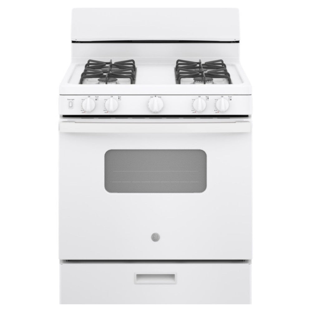 GE GE® 30" Free-Standing Front Control Gas Range