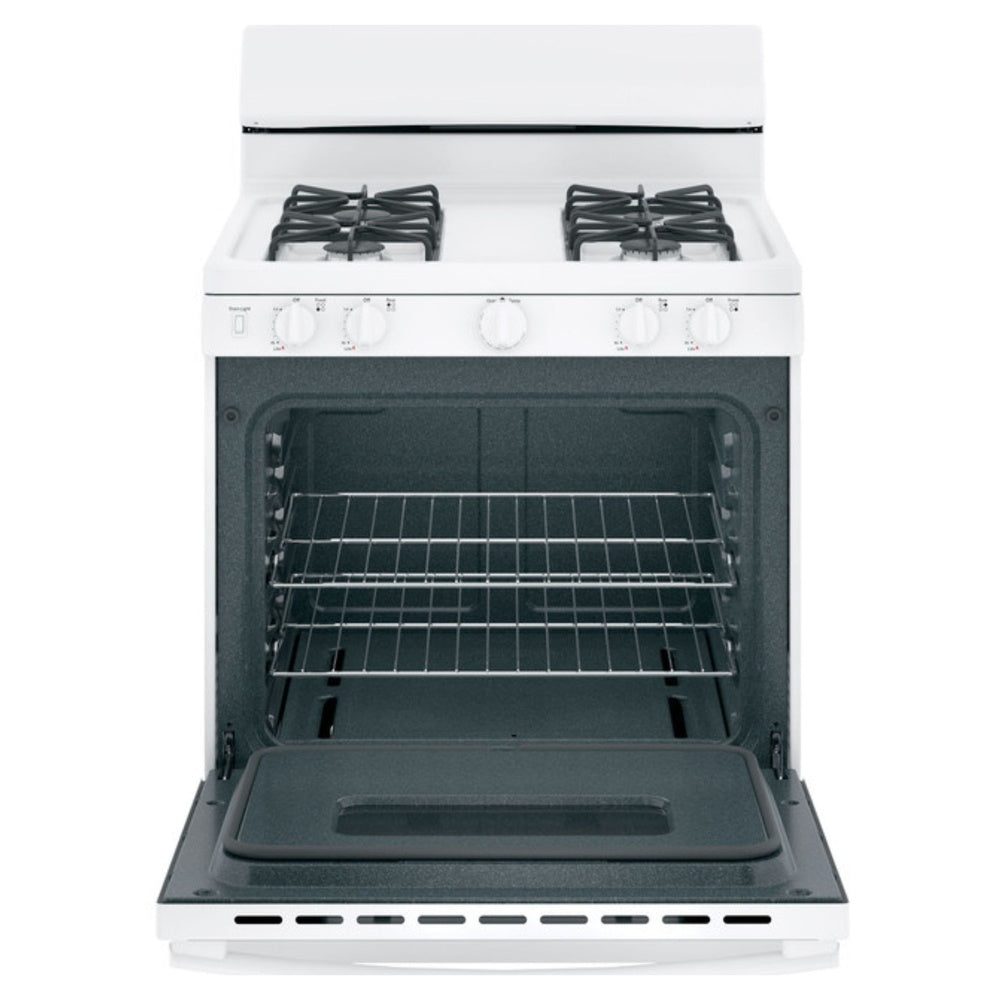 GE GE® 30" Free-Standing Front Control Gas Range