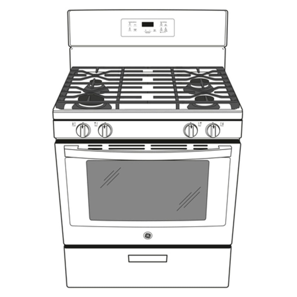 GE GE® 30" Free-Standing Gas Range