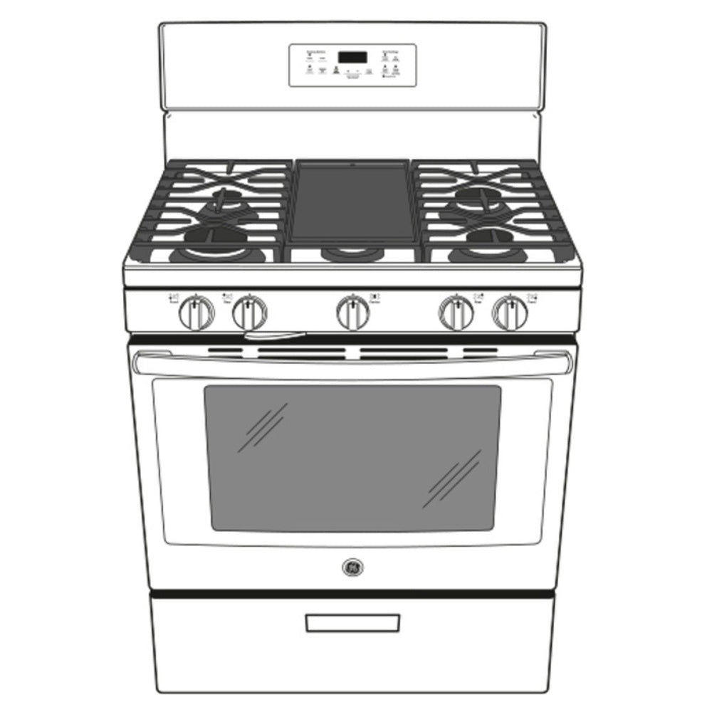 GE GE® 30" Free-Standing Gas Range