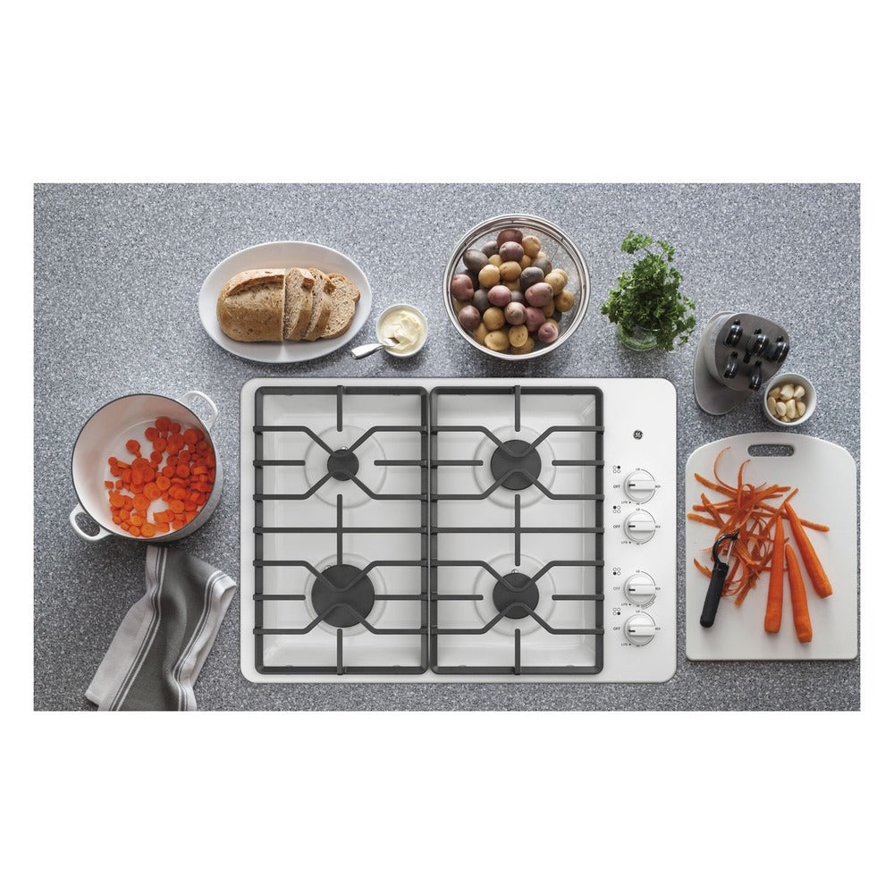 GE GE® 30" Built-In Gas Cooktop with Dishwasher-Safe Grates