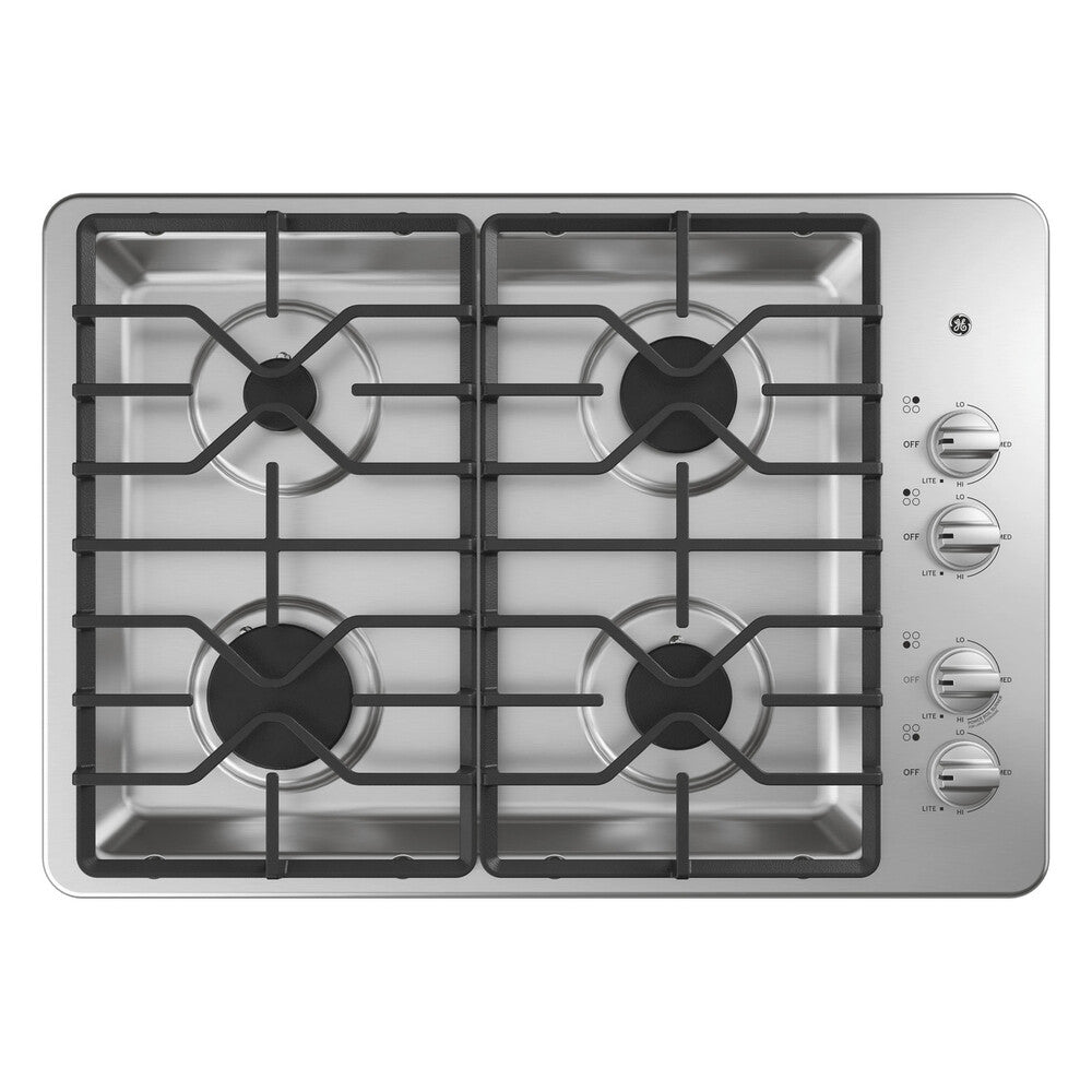 GE GE® 30" Built-In Gas Cooktop with Dishwasher-Safe Grates