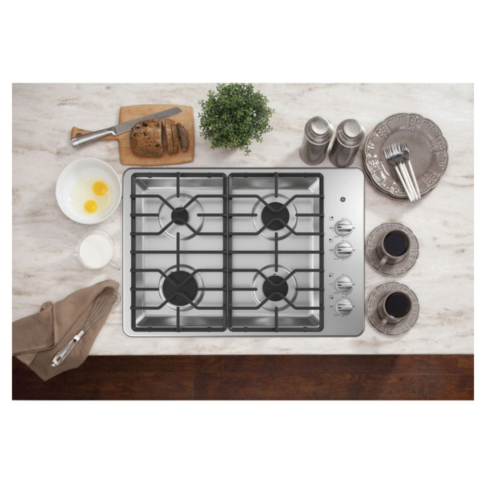 GE GE® 30" Built-In Gas Cooktop with Dishwasher-Safe Grates