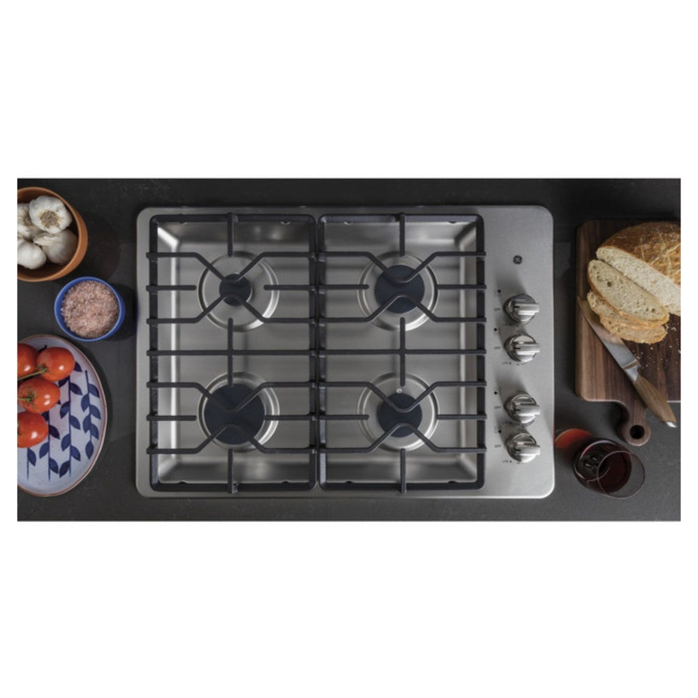 GE GE® 30" Built-In Gas Cooktop with Dishwasher-Safe Grates